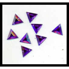 Purple Triangle Flatback 